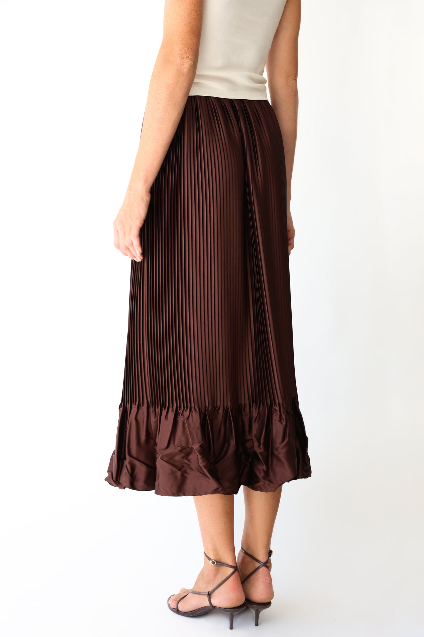 Ležata 0,5 plisovaná sukňa