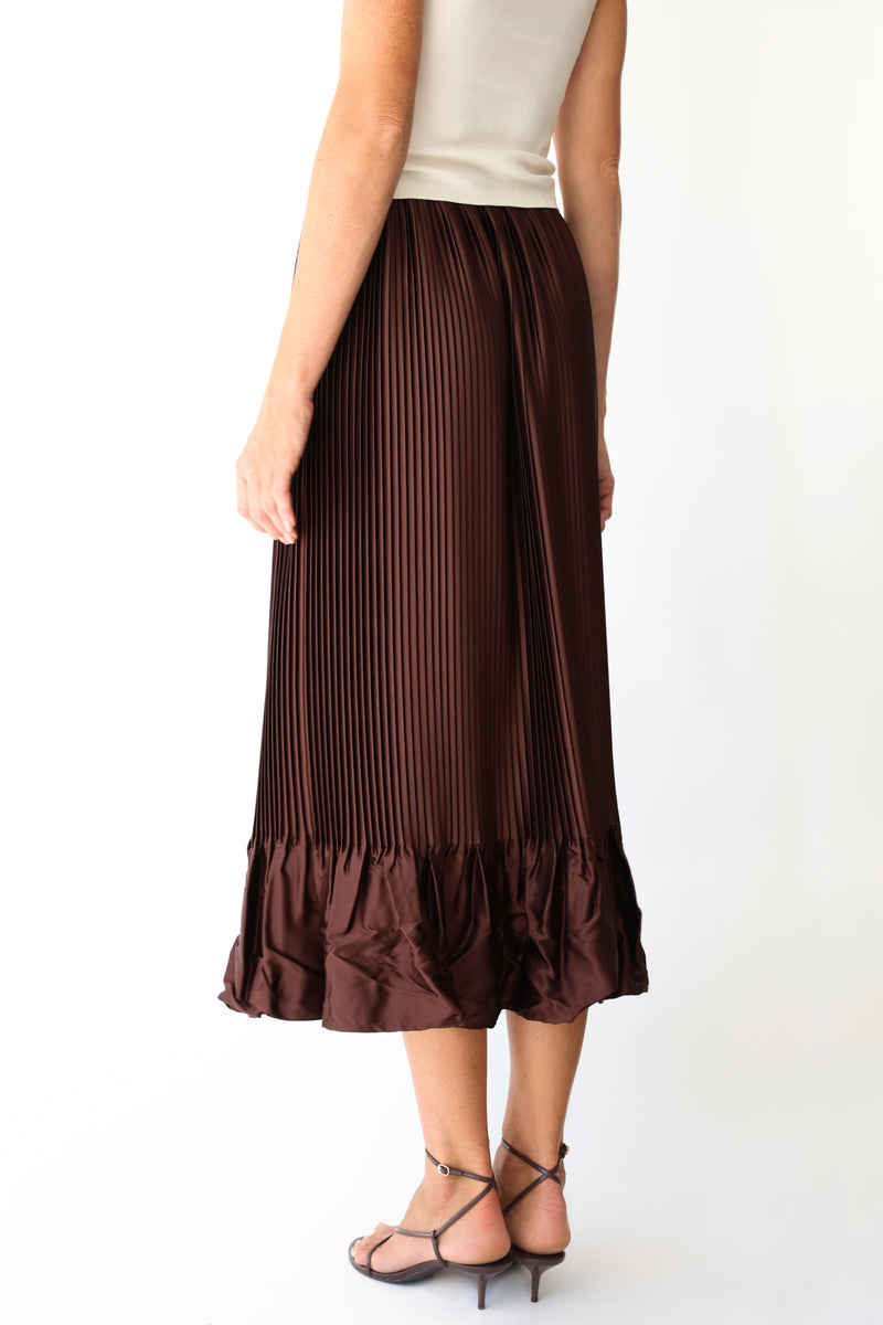 Ležata 0,5 plisovaná sukňa